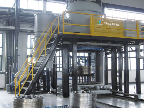 Вертикальный Нижняя Загрузка Вакуумная печь отжига