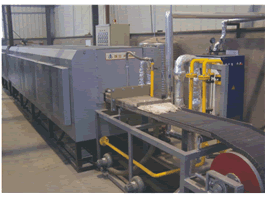 Сетка пояса обработки паром печь