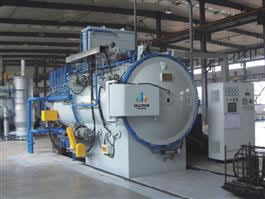 Горизонтальная Твин палата вакуумного масла Тушение Газ охлаждения печи